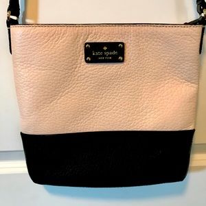 ♠️ Kate Spade purse, black & blush pink